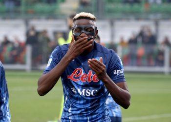 Osimhen is the first Napoli player to reach double digits this season