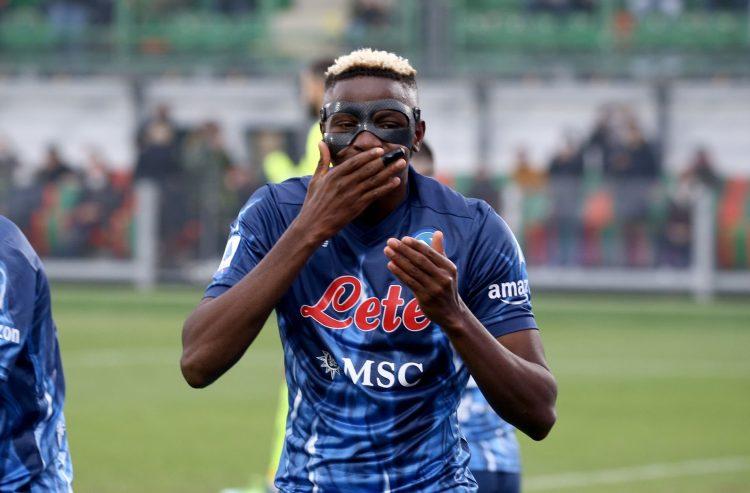 Osimhen is the first Napoli player to reach double digits this season