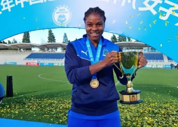 Super Falcons striker elated with FA Cup triumph in China