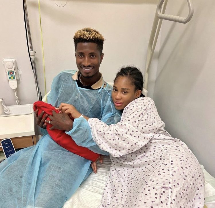 Super Eagles star welcomes first child