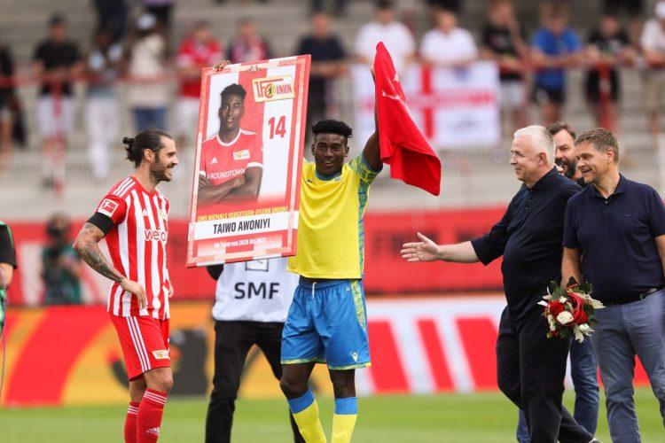 Super Eagles striker receives hero’s welcome on return to Berlin