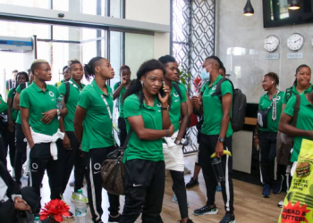 Photos: Super Eagles first training in Cameroon ahead of AFCON 2021 opener against Egypt