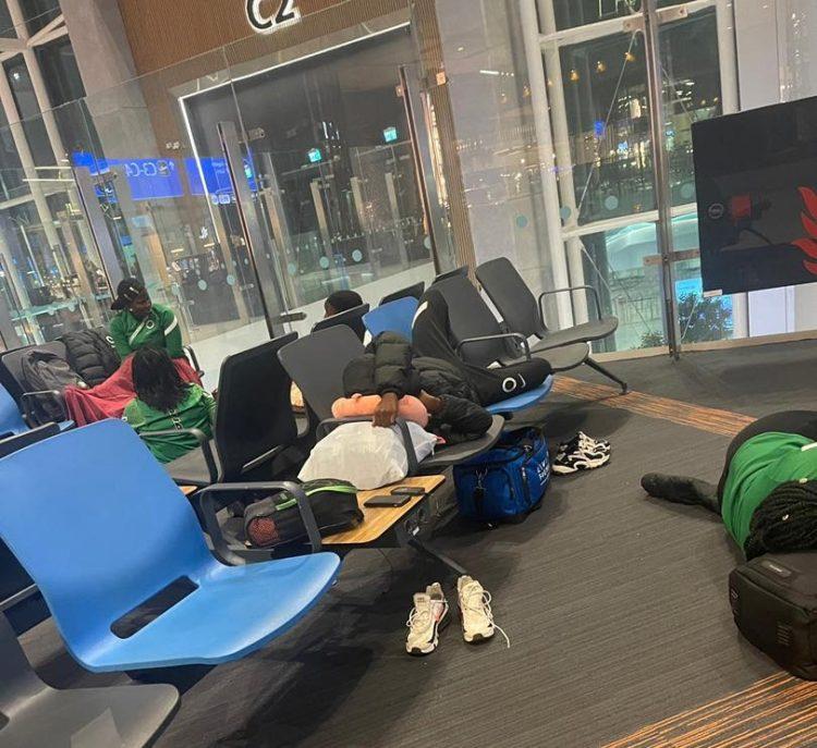 NFF strikes again! Falconets sleep on Turkish airport floor