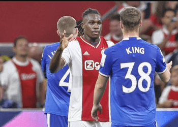 “My guy” – Super Eagles star and Ghanaian midfielder display public affection after dream UCL night