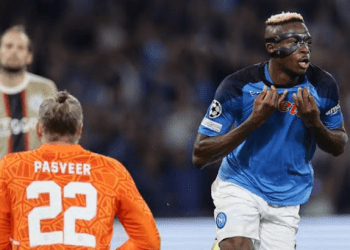 “That’s a personal mistake” – Ajax star admits error in letting Victor Osimhen steal in for Napoli’s fourth goal