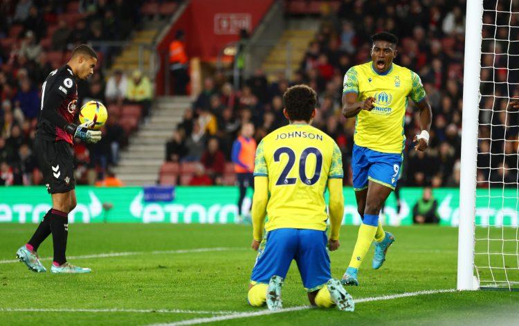 Awoniyi comes up clutch for Nottingham Forest against toothless Southampton