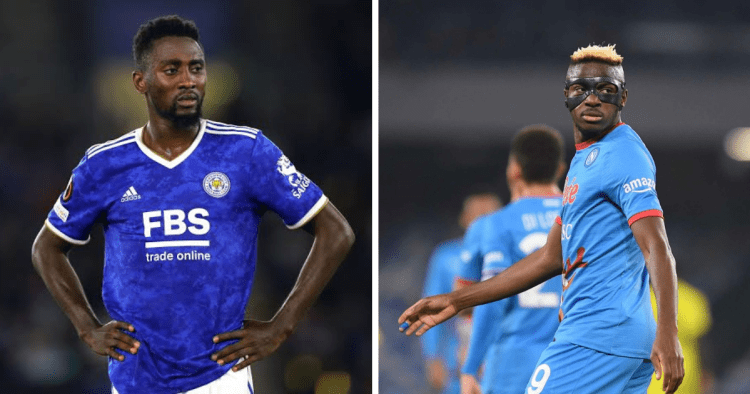 Osimhen and Ndidi top the 10 most valuable Nigerian players