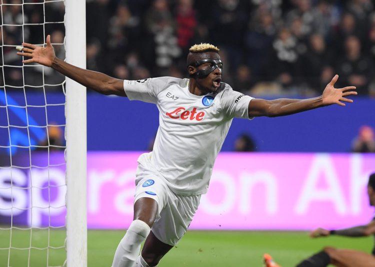 Unstoppable! Super Osimhen helps Napoli gain first-leg advantage at Eintracht Frankfurt