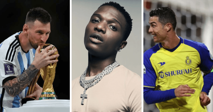 “Messi or Ronaldo” – Nigerian superstar Wizkid picks his G.O.A.T