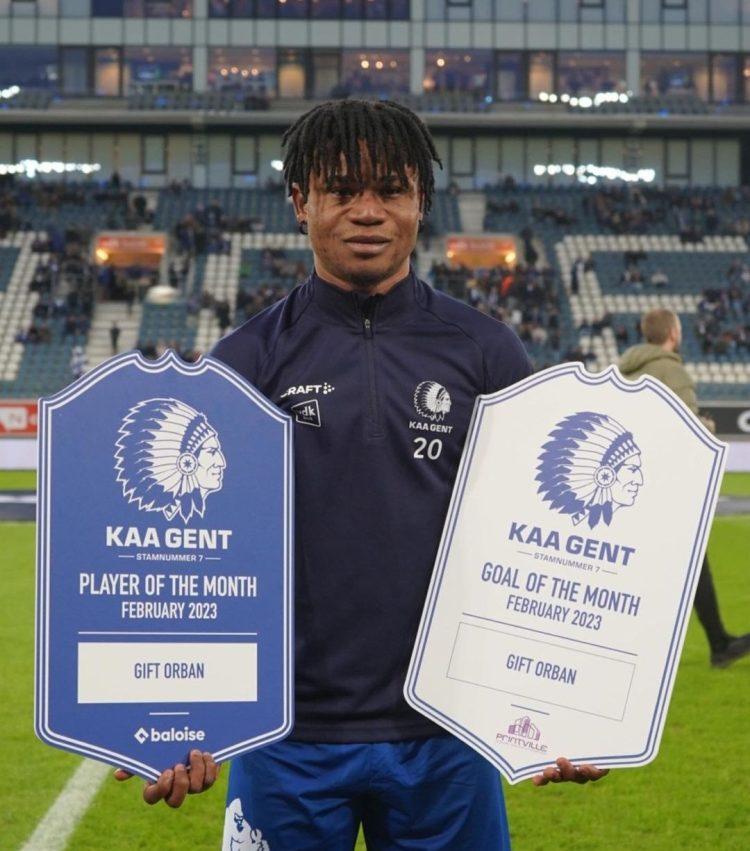 Super Eagles prospect scoops two awards in Belgium