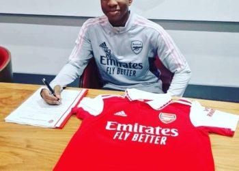 Young Nigerian striker signs for Arsenal