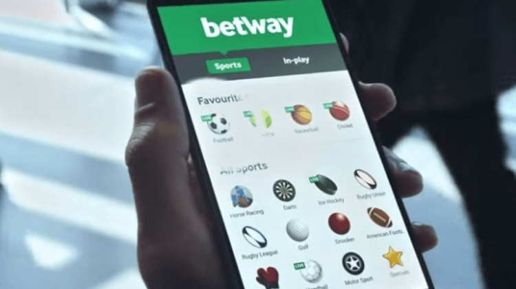 How to choose which sport to bet on while using the Betway app on your mobile device?