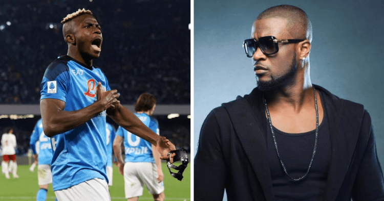 “Agent P has spoken” – Nigerian singer Peter Okoye teases Victor Osimhen’s transfer move