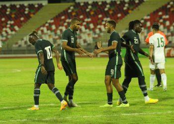 Super Eagles hopeful presents jersey to Buhari in Portugal