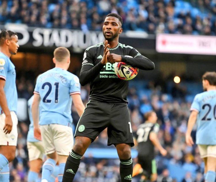 Iheanacho gets first Leicester City goal in Dean Smith’s reign, but record-breaking Haaland steers Manchester City to victory