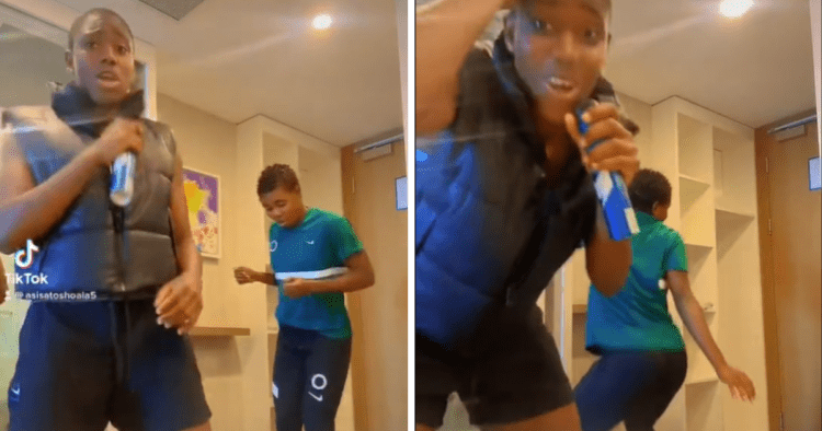 Watch: Oshoala and Gift Monday show off their dance skills ahead of New Zealand friendly match