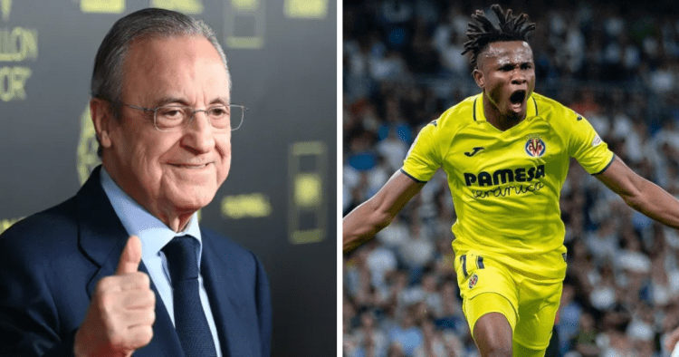 Real Madrid President Perez has shown interest in Super Eagles winger Samuel Chukwueze