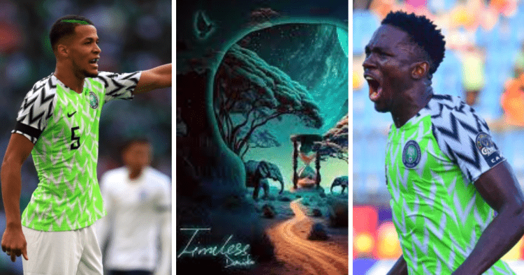 Super Eagles stars Omeruo and William Troost-Ekong vibe to Davido’s Timeless album