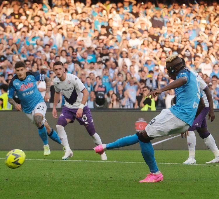 Osimhen usurps Weah at the top as Napoli celebrate Scudetto with win against Fiorentina