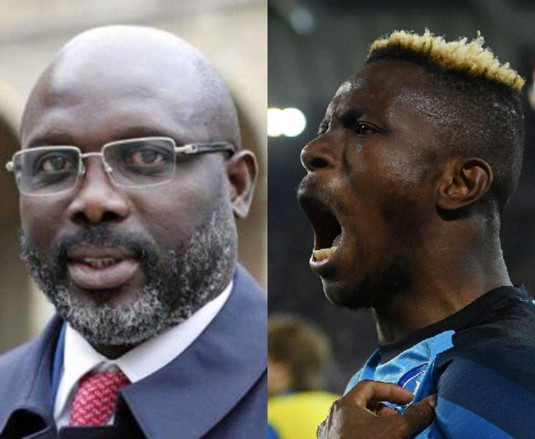 “I’m rooting for you Victor”- AC Milan hero-now Liberia President sends heartfelt message to Osimhen