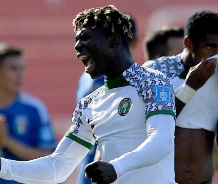 WATCH: A good heart– Argentines celebrate Flying Eagles defender Abel Ogwuche after gifting a fan his Jersey