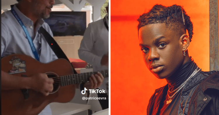 Watch: Former Manchester United star dazzles with Rema’s Calm Down song