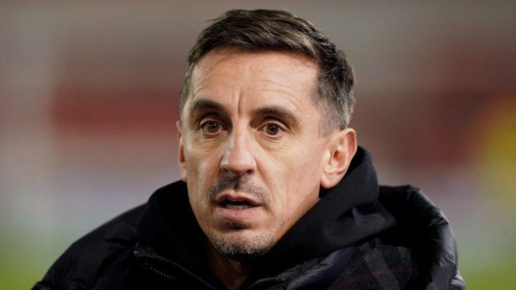 “His run is fantastic”- Ex-Manchester United defender Gary Neville lauds red-hot Super Eagles star