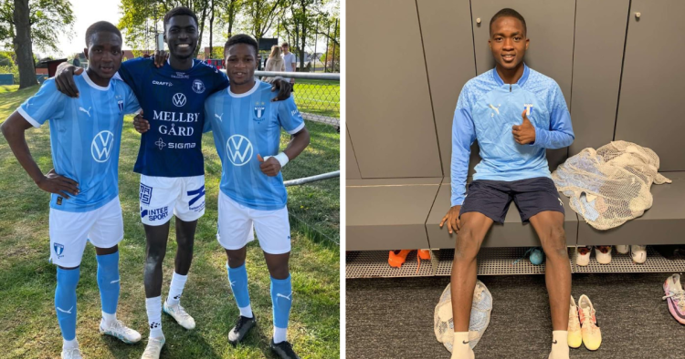 Two Nigerian talents makes good impression at Zlatan Ibrahimovic’s boyhood club Malmo FF