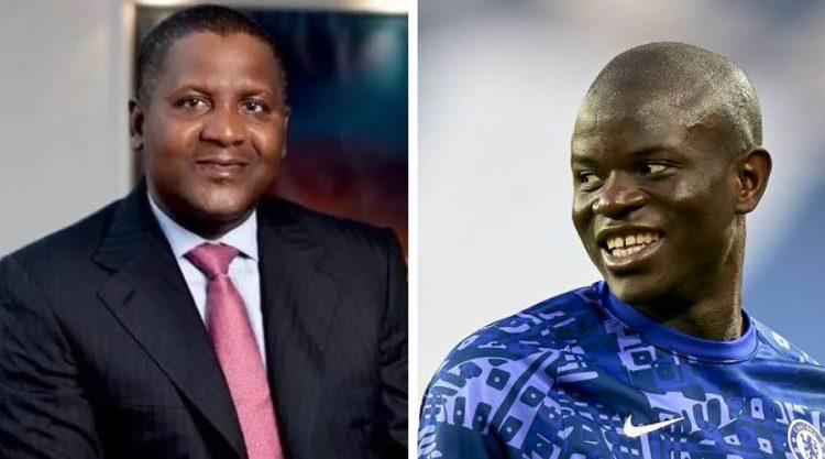 French superstar N’Golo Kante shows Aliko Dangote how it’s done with Royal Excelsior purchase