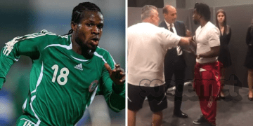 Watch: Former Super Eagles star Christian Obodo reunites with Juventus boss Allegri