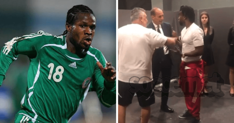 Watch: Former Super Eagles star Christian Obodo reunites with Juventus boss Allegri