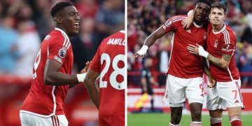 Watch: Awoniyi extends scoring streak to seven EPL matches with early opener against Manchester United