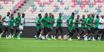 WATCH: Super Eagles first training session in Uyo