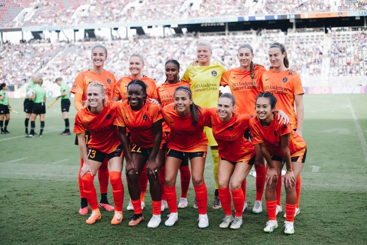 Unlucky night! Super Falcons defender shown marching order in Houston’s NWSL away defeat against San Diego