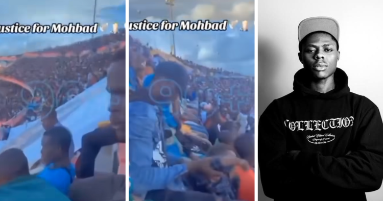 Watch: Cameroonian football fans pay tribute to late Nigerian artist Mohbad