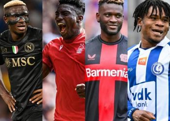 Nigerians abroad: Boniface, Lookman, Dessers, Durosinmi rain down goals; Osimhen, Orban misfire