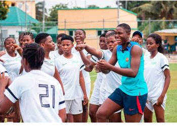 Barcelona striker launches football academy in Nigeria