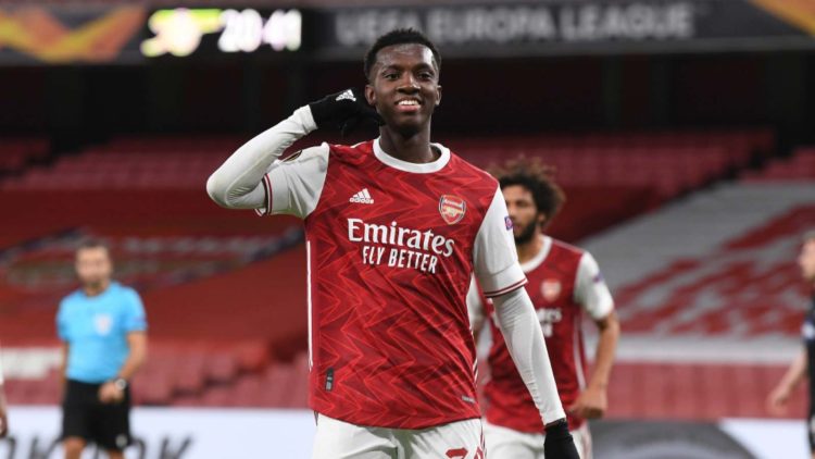 EPL: Ex-Tottenham manager believes Eddie Nketiah could thrive at Manchester United