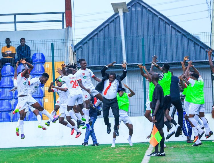 Watch: Fidelis Ilechukwu and Enugu Rangers hit Cristiano Ronaldo’s famous goal celebration