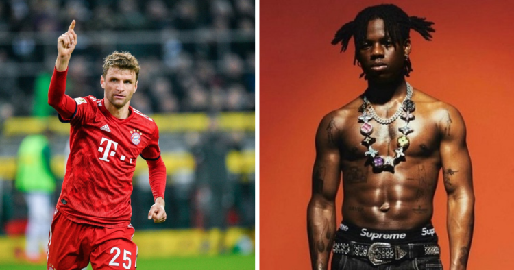 Watch: Bayern Munich star Thomas Muller shows off dance moves to Nigerian hit “Calm Down”