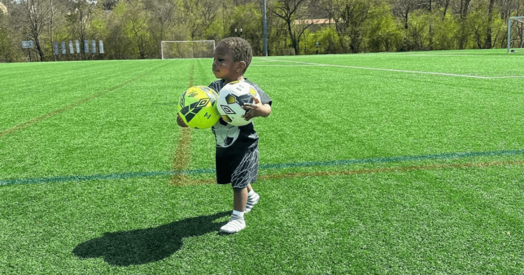 Nigerian-American wonderkid Tobenna Uchendu meets Super Falcons star