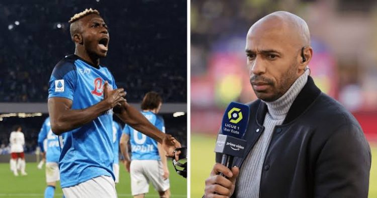 “Yes, it is racist” – Arsenal legend Thierry Henry blasts Napoli for ‘stupid’ Tiktok video mocking Victor Osimhen