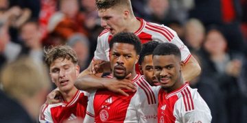 Akpom tows Luis Suarez’s path, nets brace against AEK Athens to keep Ajax in Europe