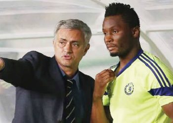 Mourinho and his boys: AS Roma boss reacts as Drogba, Mikel Obi and Kalou link up