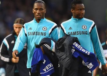 Mourinho and his boys: AS Roma boss reacts as Drogba, Mikel Obi and Kalou link up