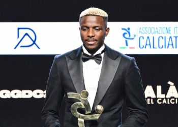 “I will share my award with my teammates”- Everything Osimhen said after winning Serie A Player of the Year award