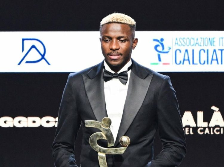 “I will share my award with my teammates”- Everything Osimhen said after winning Serie A Player of the Year award