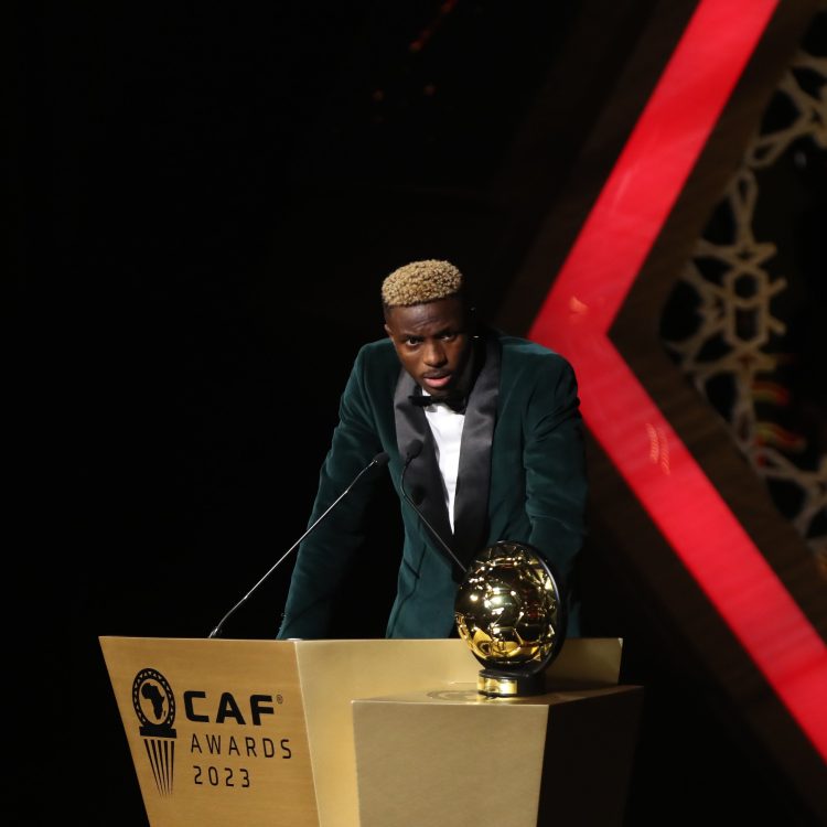 CAF Awards: Osimhen beats Liverpool’s Salah and PSG’s Hakimi to POTY crown