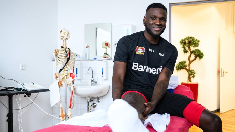 Super Eagles striker Victor Boniface starts rehabilitation at Bayer Leverkusen after missing AFCON