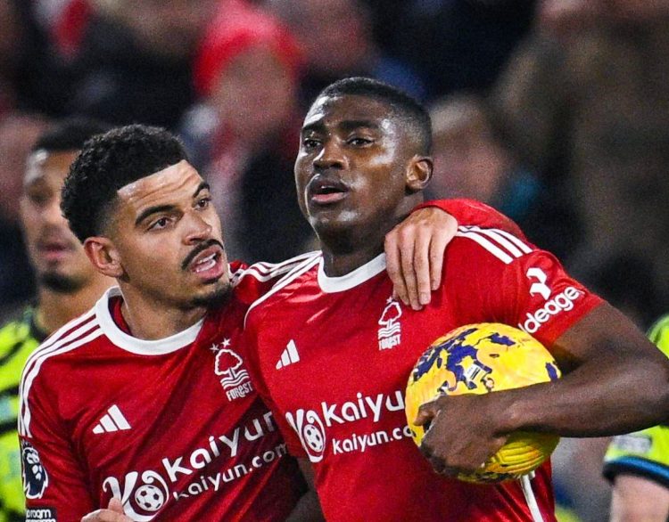 Awoniyi scores in return to Nottingham Forest despite disappointing loss against Arsenal